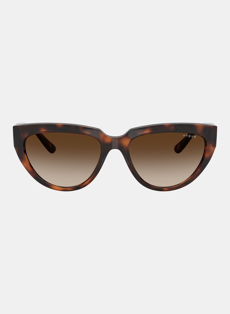 Vogue Full Rim Irregular Sunglasses 5629S, 54, 2718, 13 - Image 1